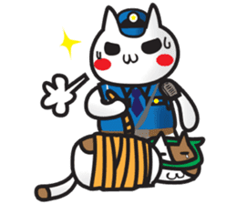 Nyanko Police sticker #891826
