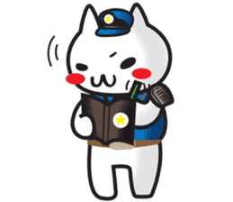 Nyanko Police sticker #891830