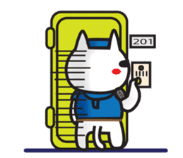 Nyanko Police sticker #891831