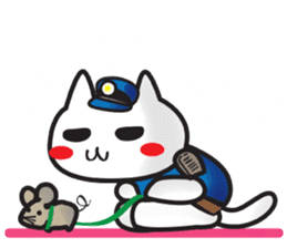 Nyanko Police sticker #891833