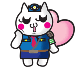 Nyanko Police sticker #891834