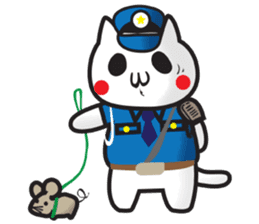 Nyanko Police sticker #891835