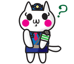 Nyanko Police sticker #891837