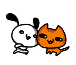 pooch & kitty sticker #892154