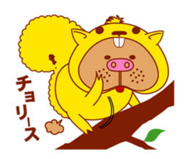 COSPLAY TON_CHAN [ANIMALS] sticker #892335