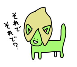 I am listening to you story. sticker #892477