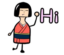 Limbless wooden doll "Rin"(English) sticker #892480