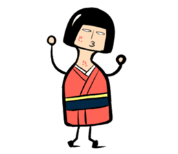 Limbless wooden doll "Rin"(English) sticker #892488