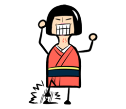 Limbless wooden doll "Rin"(English) sticker #892489