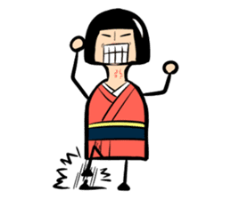 Limbless wooden doll "Rin"(English) sticker #892489