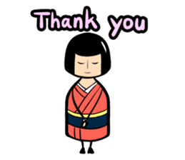 Limbless wooden doll "Rin"(English) sticker #892491