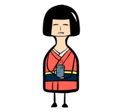 Limbless wooden doll "Rin"(English) sticker #892492