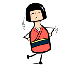 Limbless wooden doll "Rin"(English) sticker #892493