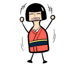 Limbless wooden doll "Rin"(English) sticker #892494