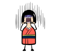 Limbless wooden doll "Rin"(English) sticker #892495