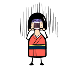 Limbless wooden doll "Rin"(English) sticker #892495