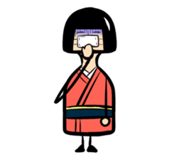 Limbless wooden doll "Rin"(English) sticker #892496