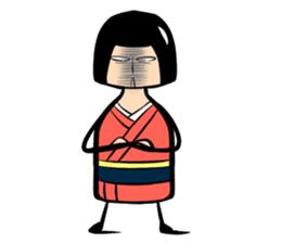 Limbless wooden doll "Rin"(English) sticker #892497