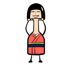 Limbless wooden doll "Rin"(English) sticker #892501