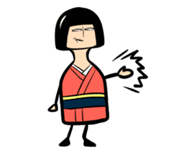 Limbless wooden doll "Rin"(English) sticker #892504