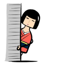 Limbless wooden doll "Rin"(English) sticker #892505