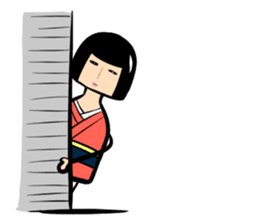 Limbless wooden doll "Rin"(English) sticker #892505