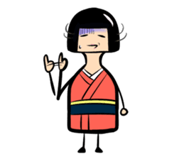 Limbless wooden doll "Rin"(English) sticker #892507