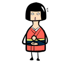 Limbless wooden doll "Rin"(English) sticker #892508