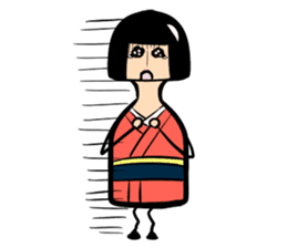 Limbless wooden doll "Rin"(English) sticker #892509