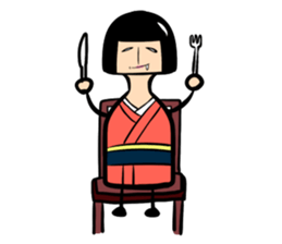 Limbless wooden doll "Rin"(English) sticker #892511