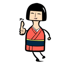 Limbless wooden doll "Rin"(English) sticker #892513