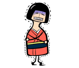 Limbless wooden doll "Rin"(English) sticker #892515