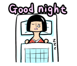 Limbless wooden doll "Rin"(English) sticker #892517