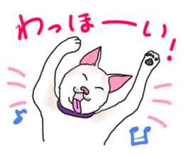 A white dog, KUNIO sticker #892680