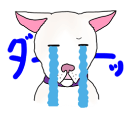 A white dog, KUNIO sticker #892685