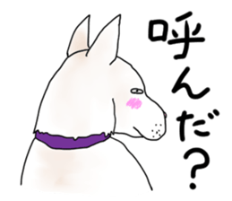 A white dog, KUNIO sticker #892713