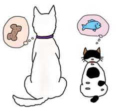 A white dog, KUNIO sticker #892717
