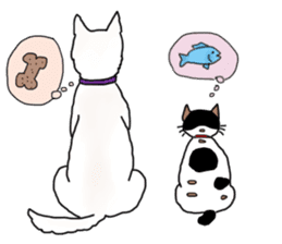 A white dog, KUNIO sticker #892717