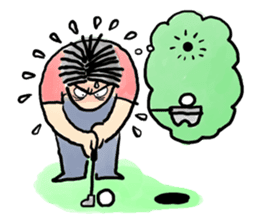 golf! golf? sticker #892905