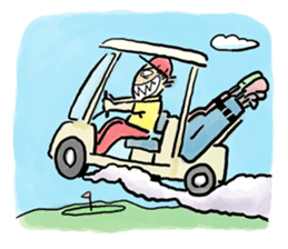 golf! golf? sticker #892910