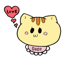 Tomboyish cats oagechan ! sticker #892968