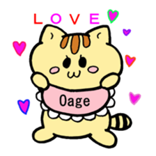 Tomboyish cats oagechan ! sticker #892976