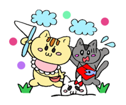Tomboyish cats oagechan ! sticker #892998