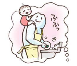 A Newly Mommy's Struggle sticker #893025