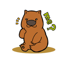 Wombat_san sticker #893359