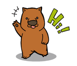 Wombat_san sticker #893361