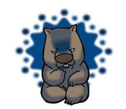 Wombat_san sticker #893366