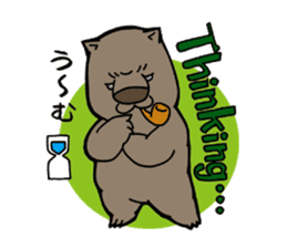 Wombat_san sticker #893367