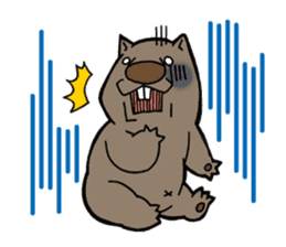 Wombat_san sticker #893369