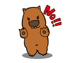 Wombat_san sticker #893374